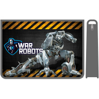 Папка д/труда А4 "Боевой робот" 325х230х100мм на молнии сверху, пластик ПТР-22