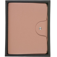 Ежедневник недатированный А5 "Torino" 272стр., пудровый, искусственная кожа, на кнопке 3-685/01