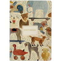 Тетрадь А5 40л клетка "Мир игрушек" прошитый блок матовая ламинация 7-40-001/95