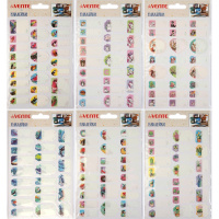 Наклейки для информации 11,5х16,5см ассорти 6 видов, с защитной пленкой 8004177