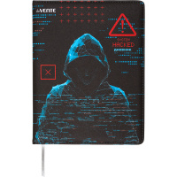 Дневник для 1-11 классов "Label. Hacker" твердая обложка, искусственная кожа с поролоном 2020507
