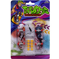 Набор пальчиковый "Фингерборд. 2 скейтборда" пластик 11929-24