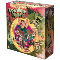 Игра настольная "Гравити Фолз Бесконечное лето" 25х25см (поле, 4 фишки, 4 планшета, маркеры, жетоны)