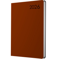 Ежедневник 2026 А6 "Paragraph" 352стр. миндальный, искусственная кожа, софт-тач ЕКП62617617