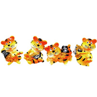 Магнит Тигр знаки зодиака 6,5х5см 4 вида B837