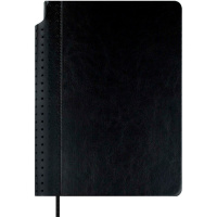 Ежедневник недатированный А5 "Escalada" 240стр., черный, искусственная кожа "Сариф" 70619
