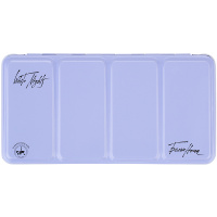 Пенал для акварели на 35 кювет с палитрой, металл, светло-голубой 2011301447