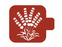 Трафарет пластиковый 9х9см с ручкой М9Фл-115