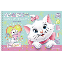Альбом для рисования А4 30л "Кошечка Мари" на спирали, перфорация на отрыв, 5 дизайнов 068764