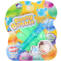 Мыльные пузыри "Зонт" 20х22см, 1 отверстие, 3 цвета, с перчатками Y4527-16