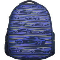 Рюкзак "Спорткар" 30х38х20см, 1000гр, 2 отделения, 2 кармана, синий 12-001-093/02