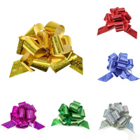 Бант - шар 3см диаметр 10см Голография 10 цветов Y7012-18