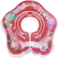 Надувной круг "Морские жители" 39х39х15см красный 1814