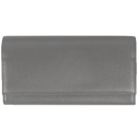 Портмоне 195х103х30мм серый, натуральная кожа, в подарочной коробке PJ.287.BG.