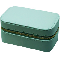 Шкатулка 13х8х6см кожзам мятная Y10602-24