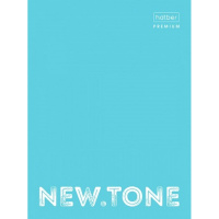 Тетрадь на кольцах А4 80л клетка "NEWtone Pastel Незабудка" глянцевая ламинация 80ТК4A1_05025/065622