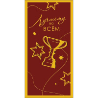 Конверт для денег "Лучшему во всем" 167х83мм 0321.203