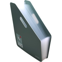 Лоток д/бумаг вертикальный 13 отделений 320х300х40мм "Linfini" складной, мятный, полипропилен EF605