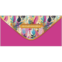 Конверт для денег "Поздравляю!" 167х83мм 0319.736