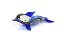Сувенир "Дельфин" 10см стекло Y5824-17
