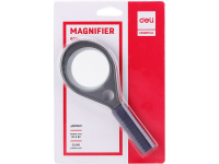 Лупа D=60мм "Essential" увеличение 3 и 6 черная E9091