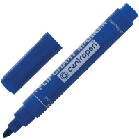 Маркер-флипчарт "Centropen" синий, круглый наконечник, толщина линии 2,5мм 8550/01-06