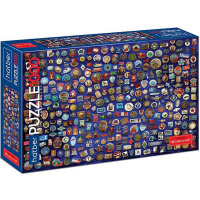 Пазлы 1000 эл. "Premium. Ностальгия. Значки СССР" 68х48см 1000ПЗ2_30306/083427