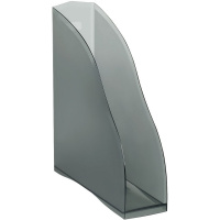 Лоток д/бумаг вертикальный "Дельта" ширина 8,5см, тонированный черный ЛТВ-30448