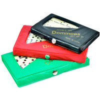Домино в пенале 19х15см 4 цвета (размер кости 2х4см) 4006P