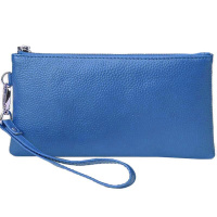 Сумочка кож.зам 6 цветов, 18*10см синяя Y4984-17