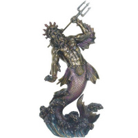 Фигурка декоративная "Посейдон" 18х16х35см 88537