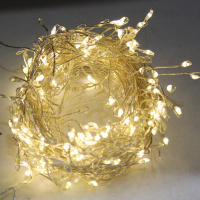 Эл/гирлянда 300 желтых диодов длина 10м, 8 режимов, шнур белый SK3369/1