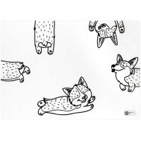 Пленка для труда "Корги" 42х30см, прозрачная ЭВА 650мкм 69119