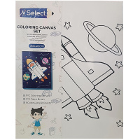 Холст на подрамнике с эскизом 30х40см "Зверята/Космос" VS195093