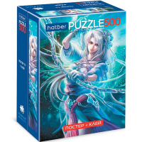 Пазлы 500 эл. Комбо-Набор "Fantasy series" 33х48см (постер, клей с дозатором 85гр., шпатель) 084784