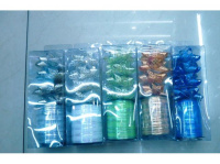 Набор д/декор.подарков 5см. зеленый 4шт/уп+лента 1см*3м Y2347-15