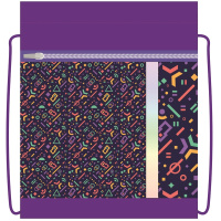 Сумка для сменной обуви "Элит. Конфетти" 36x46см 1 отделение с карманом СДС-711