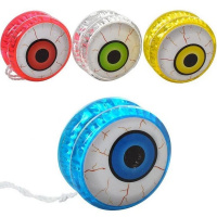 Игрушка "Йо-Йо Глаз" 6см, пластик, светится, 4 цвета Y11940-24
