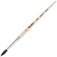 Кисть белка микс круглая №5 короткая ручка ЖА1-05,00Б