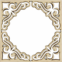 Набор уголков №3, 4*4см, фанера 3мм