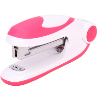 Степлер №10 15л глубина 50мм розовый/белый E0228
