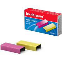 Скобы №10 1000шт. в картонной коробке, цветные 7140