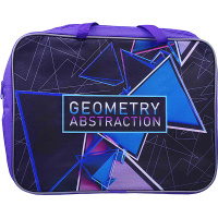 Папка с ручками 33,5х26х6см "Треугольники" ткань ПШ-11