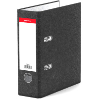 Папка-регистратор А5 70мм "Basic" мраморная серая 36097