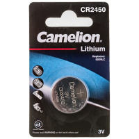 Батарейка Camelion CR2450 BL-1, 3V 3072 Батарейка Camelion CR2450 BL-1, 3V 3072