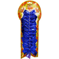 Украшение Бант 7см 12шт/уп, синий, текстиль Y8329-19