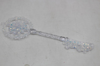 Ёлочное украшение "Ключ" 19х6см, акрил, прозрачное с блестками Y9861-24