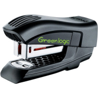 Степлер №24/6,26/6 15л "Greenlogic Half Strip" глубина 28мм, со встроенным антистеплером, черный
