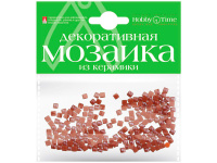 Мозаика декор. 4*4мм 200шт коричневый керамика 2-333/12