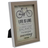 Рамка для фото 10х15см дерево/пластик, цвет ассорти HW125